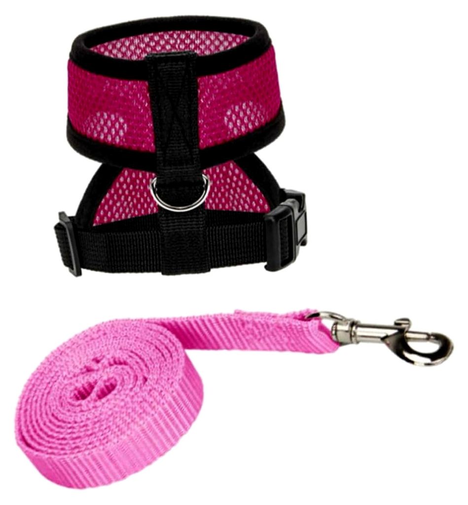 Verstellbares Hühnergeschirr mit Leine aus atmungsaktivem Canvas – Leichtes Haustiergeschirr für Hennen und Hähne, komfortabel und langlebig, ...