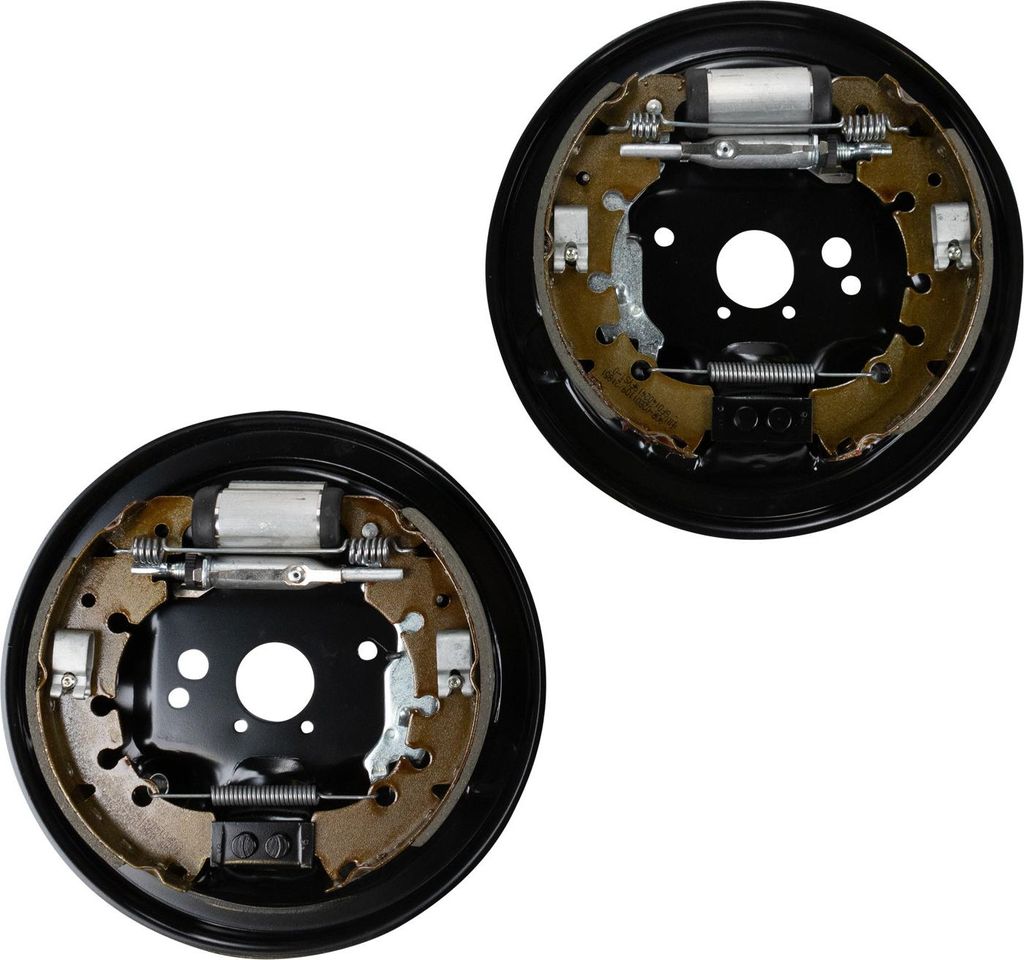 Bremsenkit vormontiert auf Ankerplatten links rechts Fiat Panda