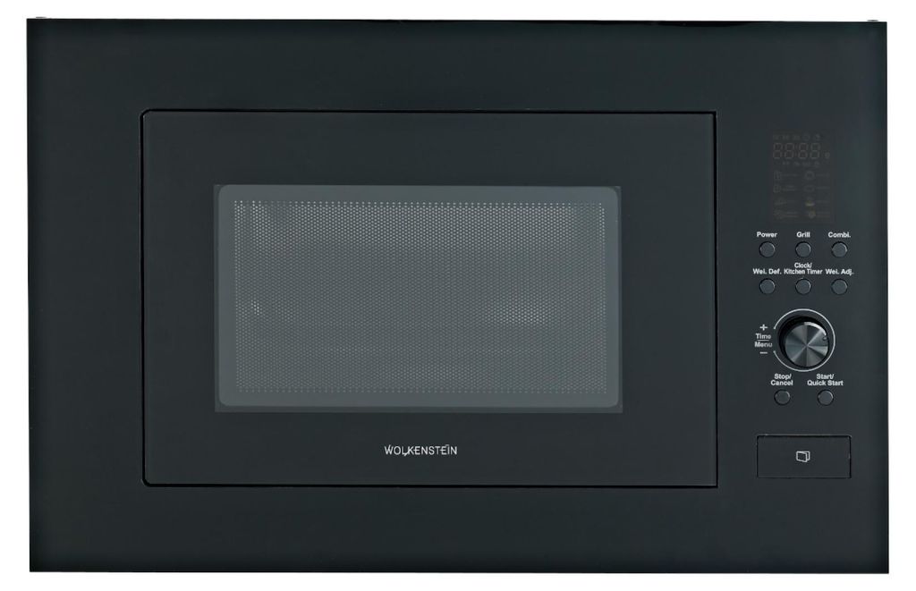 Wolkenstein Einbaumikrowelle WMW900-25GB EB - schwarz 900W Produktbild 