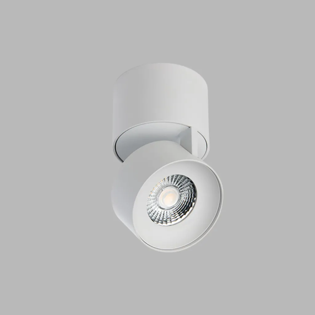 Spot de plafond orientable LED 11W KLIP ON blanc DALI 2700K