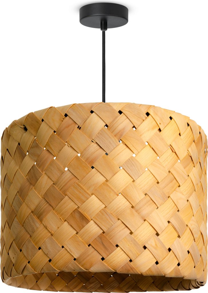 Pendellampe LED Hängeleuchte Wohnzimmer Schlafzimmer Esszimmer Schirm Papier E27