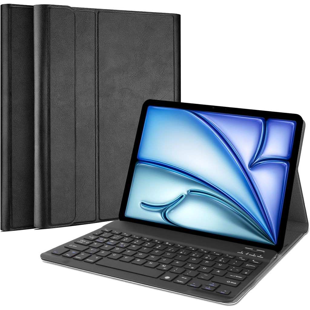 Hülle Apple iPad Air 11 (M2 2024), iPad Air 11 (M3 2025), iPad Air 11 (M4 2026) Schutzhülle - Cazy - Schwarz