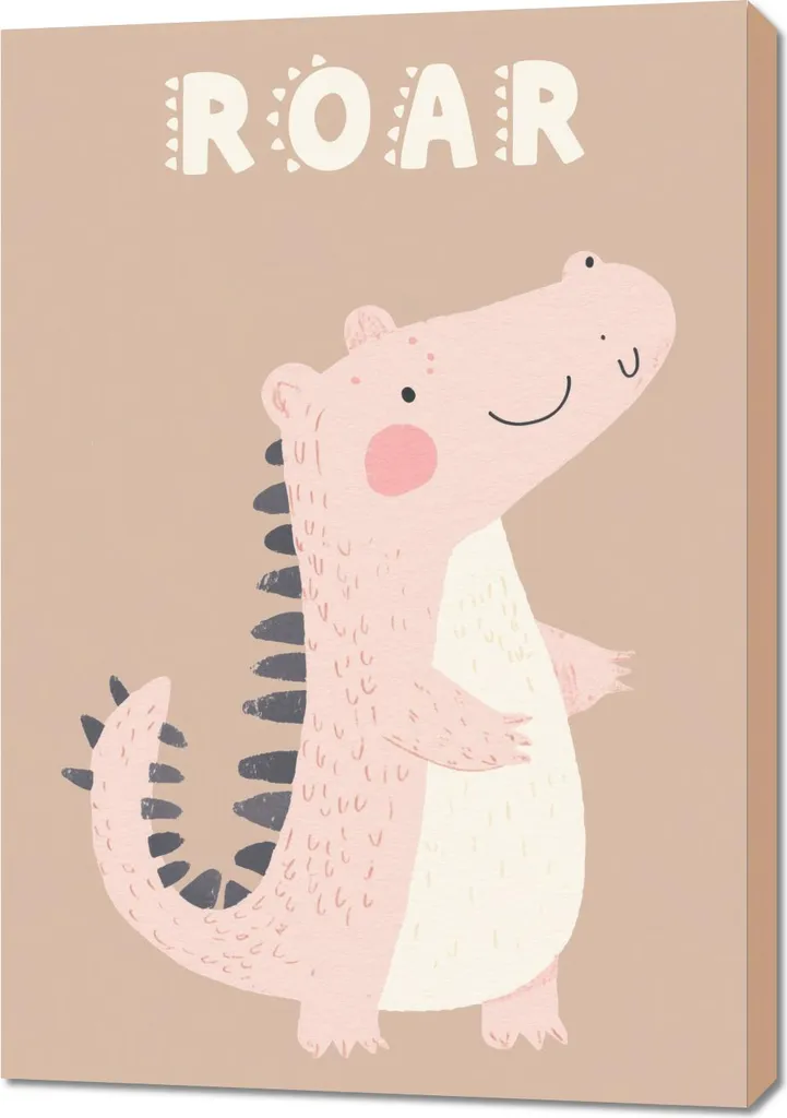 Quadro Cameretta Roar 70x100 - Arredo Minimal & Urban Kids