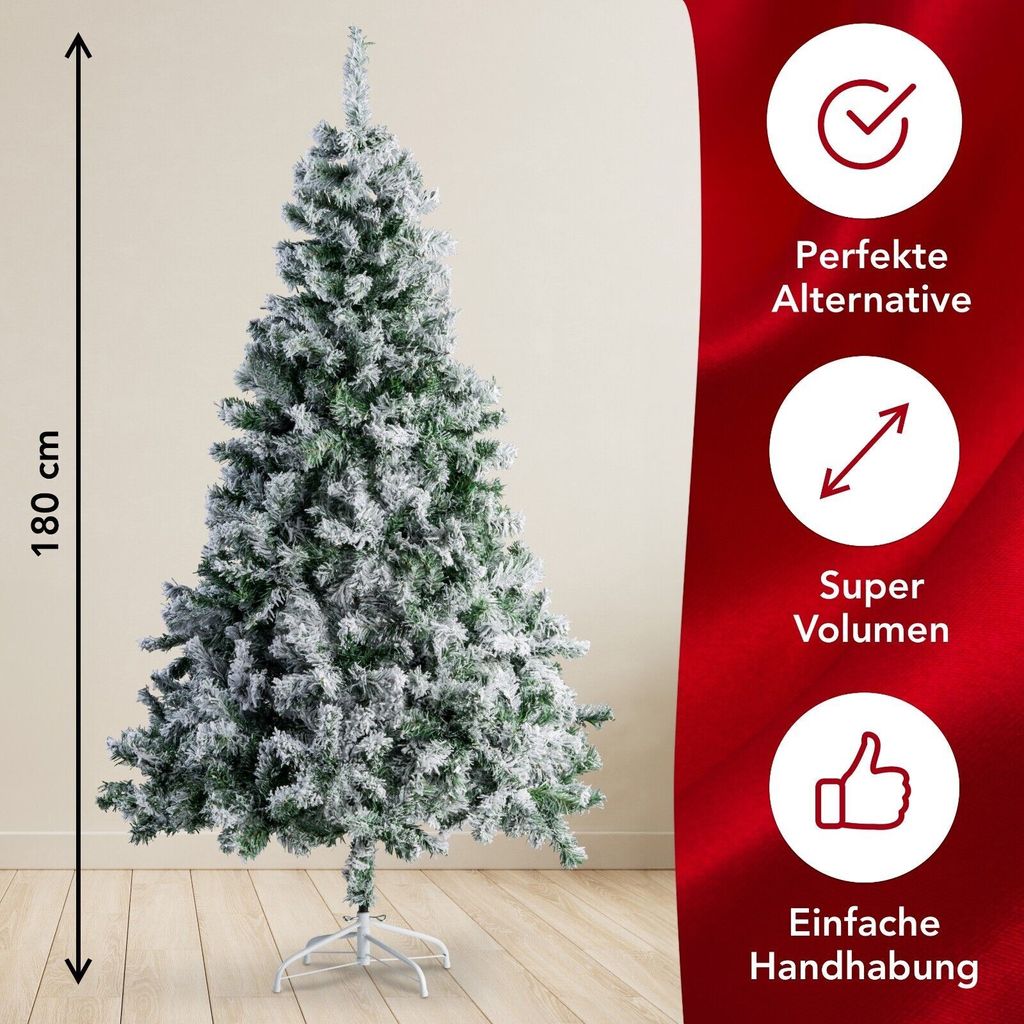 Künstlicher Weihnachtsbaum Tannenbaum 120-240 cm Christbaum Produktbild 2