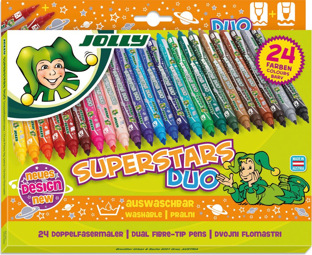 JOLLY Faserschreiberetui 24St Duo 0 0 0 Produktbild 