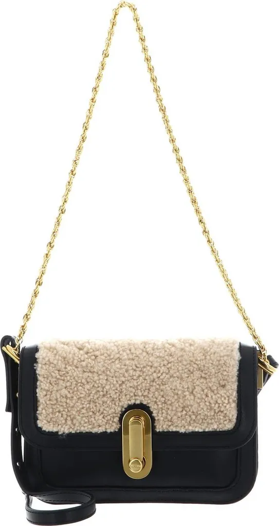 Petit sac épaule cuir noir Ted Baker Sherlin pour soirées et quotidien
