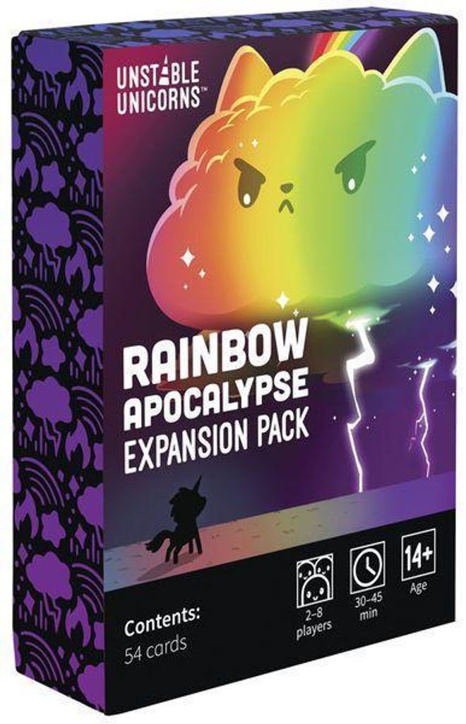 Asmodee Unstable Unicorns : Rainbow Apocalypse Expansion Pack, Kartenspiel, 14 Jahr(e), 30 min