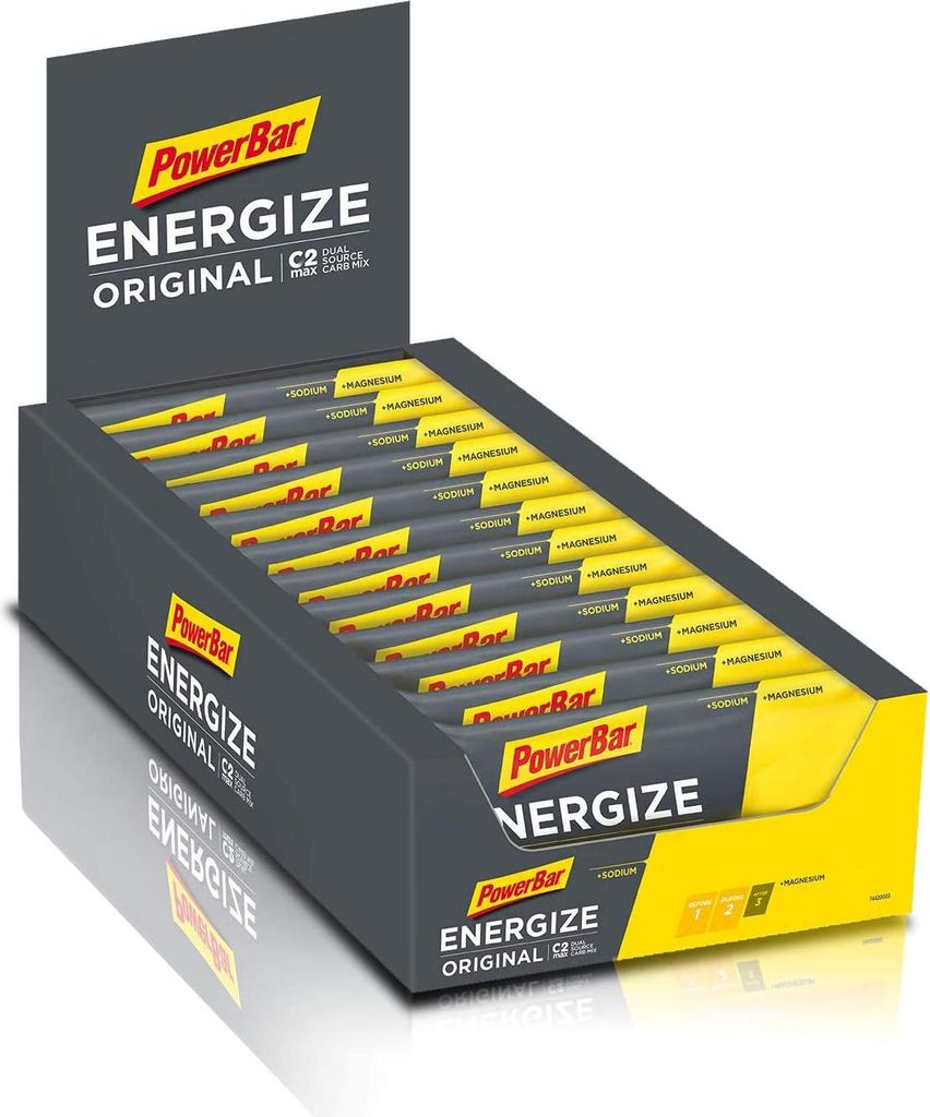 PowerBar New Energize Bar 25 x 55g Energy Riegel Box - Produktbild 