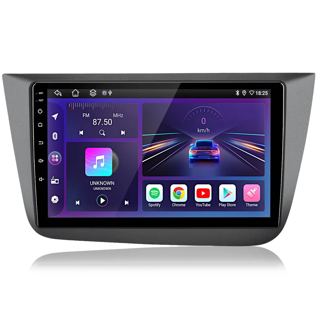Upgrade Premium Seat Altea Autoradio Android 13 9" HD 64GB