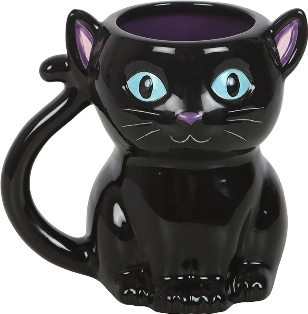 Something Different - Kaffeebecher "Cute and Creepy", Schwarze Katze SD10210 (Einheitsgröße) (Schwarz)