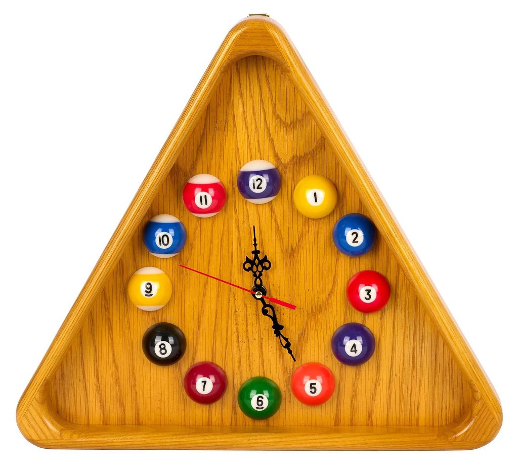 Sportime Quarz-Wanduhr "Billard" Produktbild 