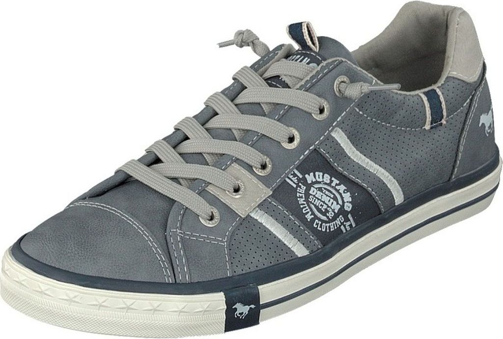 MUSTANG Schnuerhalbschuh Schuhe Herren blau 44