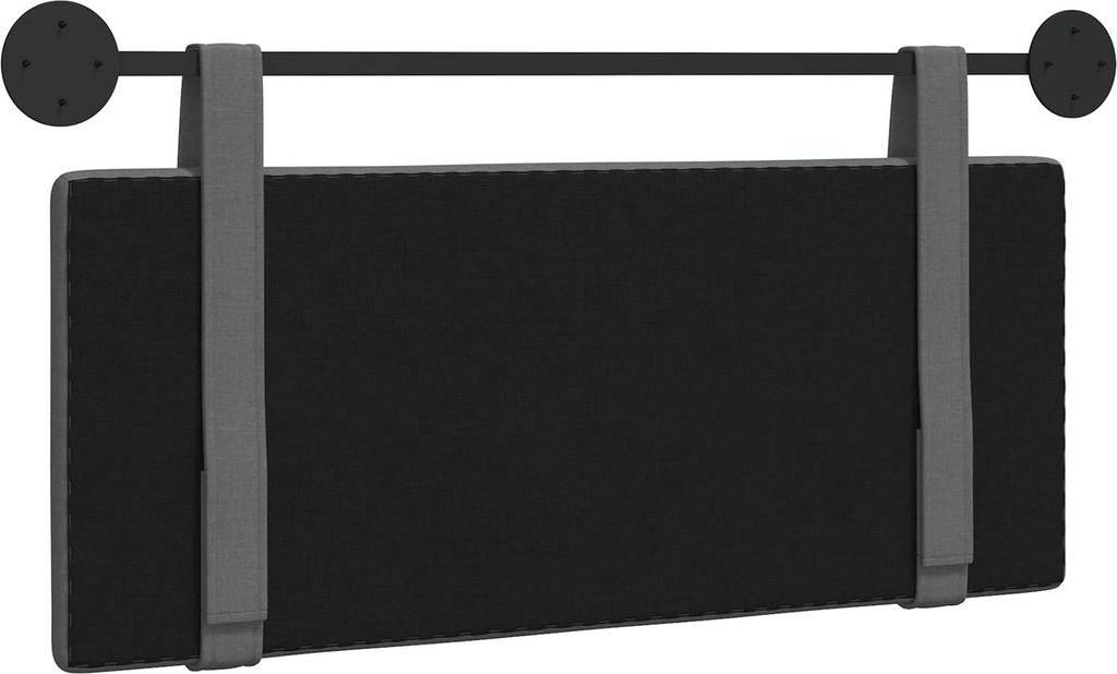 vidaXL Hängevorderseite Wandmontiert Dunkelgrau 110 x 55 x 5 cm Stoff