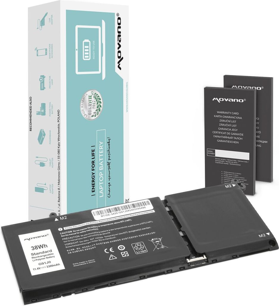 G91J0 Akku für Dell Inspiron 15 3511 3525 5510 Produktbild 
