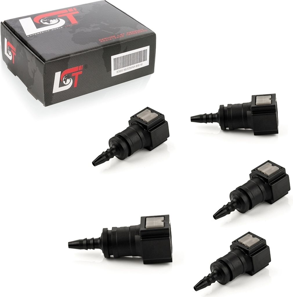 5x Schnellverschluss Kraftstoffleitung Kupplung gerade 6,3x3mm für TOYOTA FIAT
