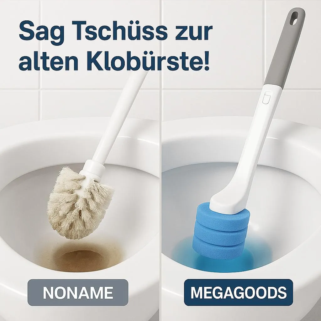 Finies les odeurs de brosse WC : kit de 24 têtes jetables manche long