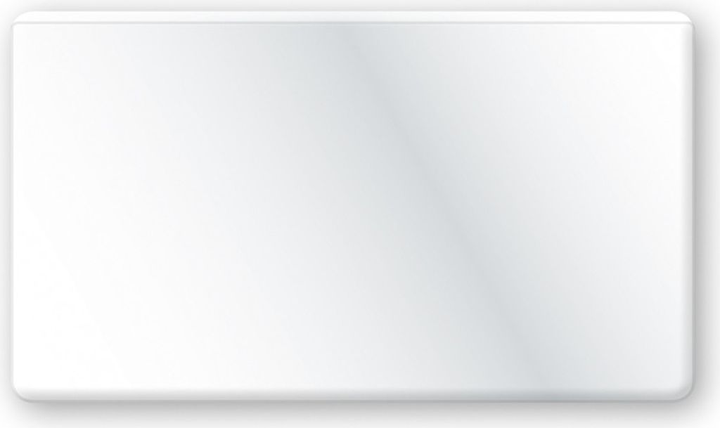 HERMA Visitenkarten Selbstklebetaschen 95 x 60 mm aus PP transparent 24 Stück