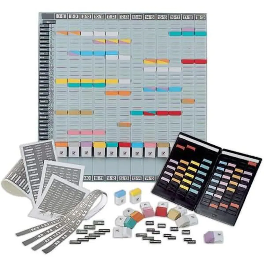 Calendrier Mural Perpétuel Nobo 66x64 cm pour Planning Annuel de Bureau