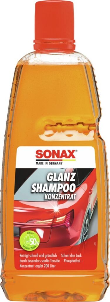 SONAX Autoshampoo 03143000 27,2cm 1L Flasche 1,108 1,113kg Produktbild 