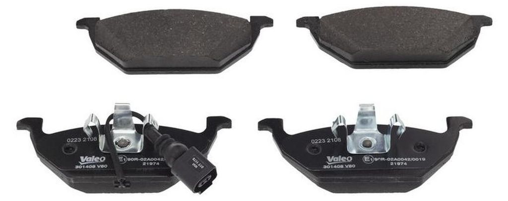 Bremsbelagsatz Scheiben vorne 18,5 mm VALEO für u.a. AUDI Produktbild 