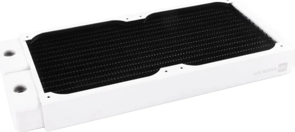 Aquatuning GmbH 1025505, Radiatore, Cooper, nero, bianco, 1/4", 1,5 bar, 2 ventole