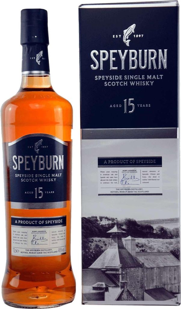 Speyburn 15 Years + Box 700ml 46% Vol. Produktbild 