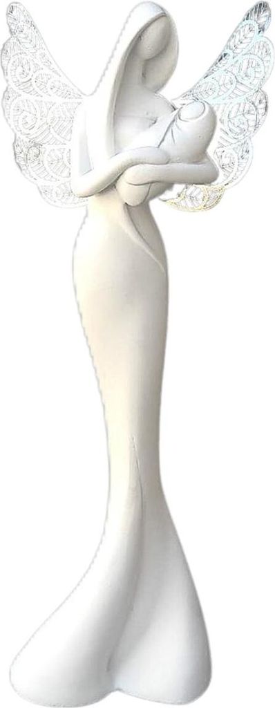 Prodex Engel mit Babyflügeln aus Metall 30 cm Polyston 240087
