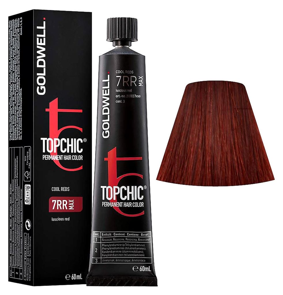 7RR MAX Luscious red Goldwell Topchic Cool reds tb 60ml Image du produit 