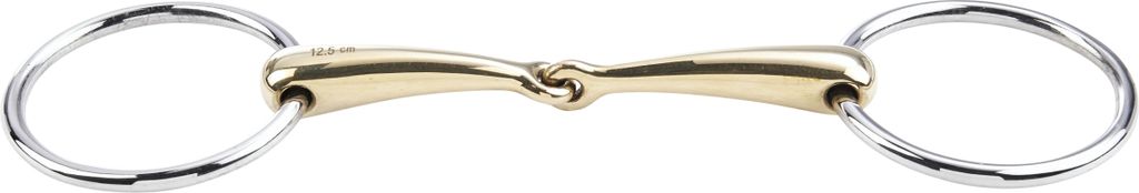 BUSSE Wassertrense Einfach Gebrochen KAUGAN 16 mm Gebiss 14,5 cm