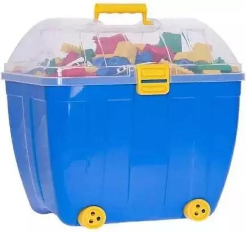 Coffre à briques 989el pour ne plus marcher sur les jouets qui traînent