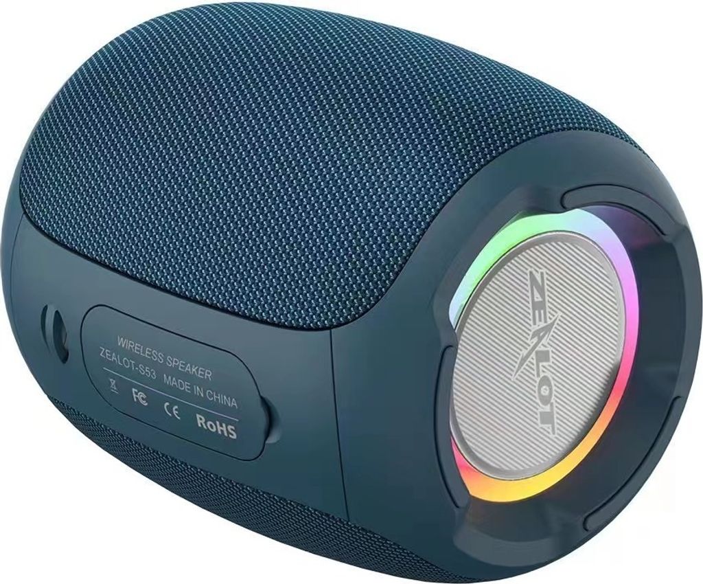 Tragbarer Bluetooth-Lautsprecher, 4400 mAh TWS-Anschluss für den Außenbereich, hochwertiger Sound, wasserdichter IPX6-Lautsprecher mit 10 Stunden...