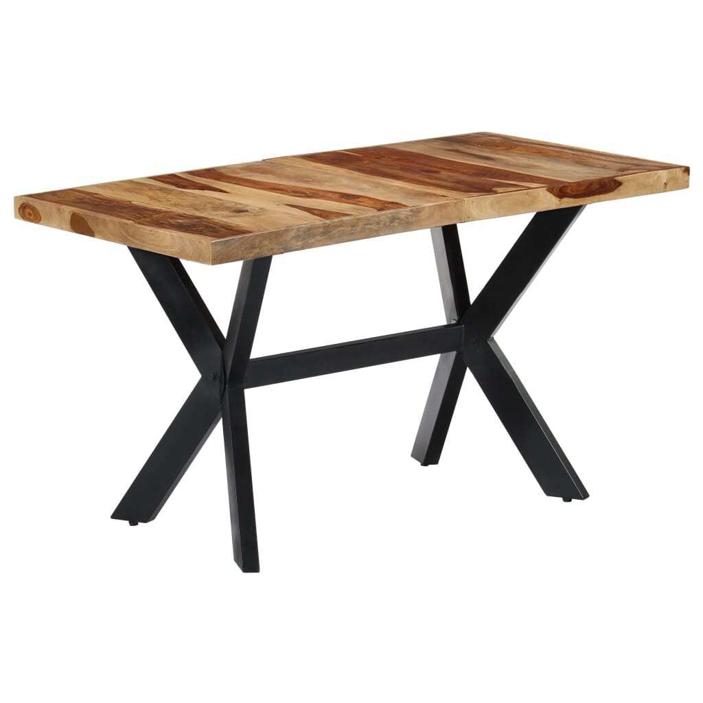 Esstisch 140x70x75 cm Massivholz Akazie