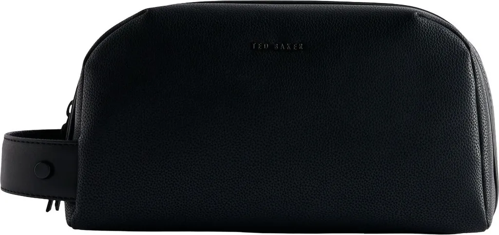 Trousse de Toilette Homme Ted Baker LANIIS en Cuir Noir : Fini le Désordre