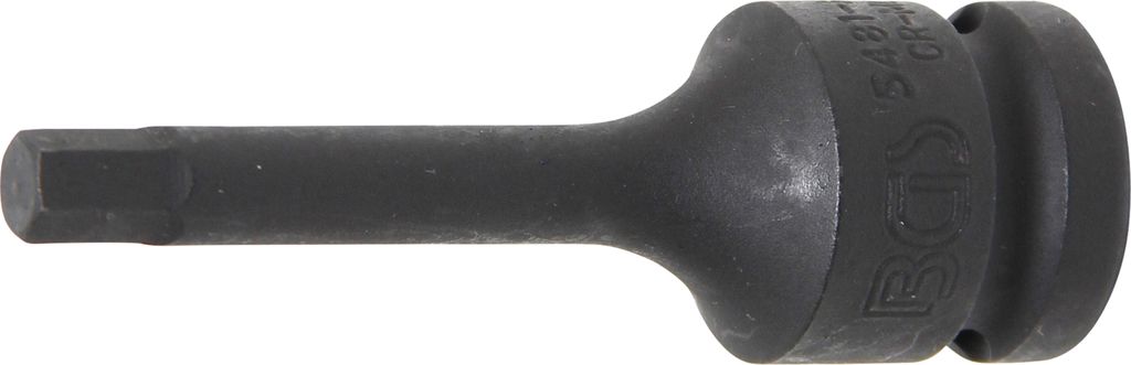 BGS 5481-M7 Kraft-Bit-Einsatz, Antrieb Innenvierka nt 12,5 mm (1/2"), Innensechskant 7 mm