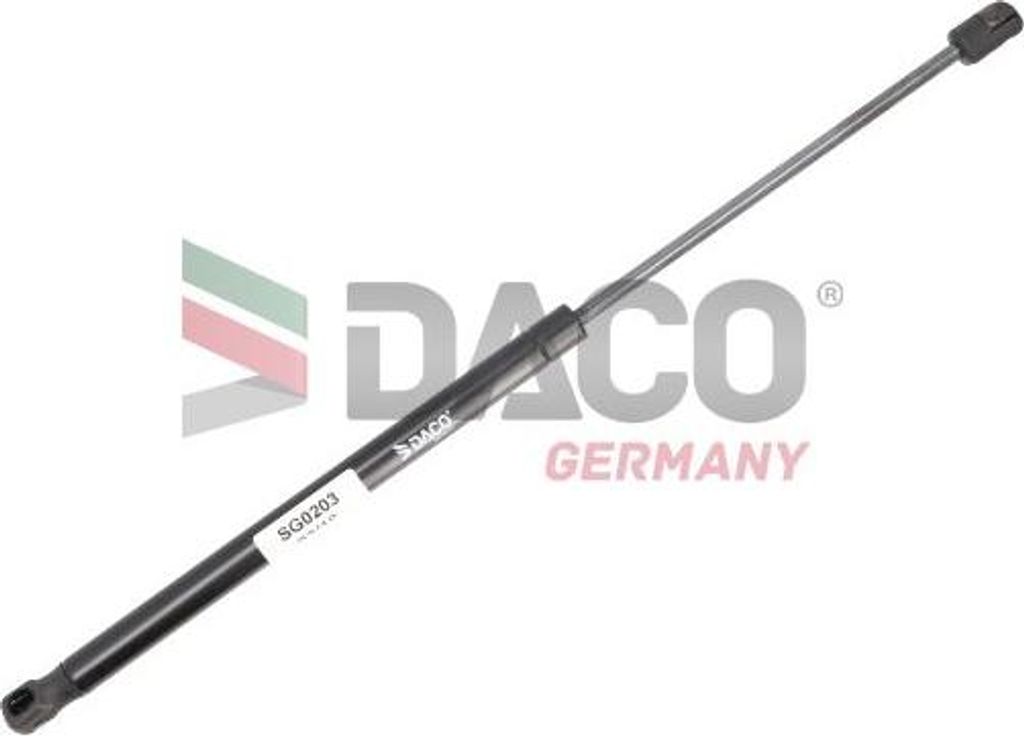 DACO Germany SG0203 Gasdruckdämpfer, Kofferraum/Laderaum OE 8P3827552A kompatibel mit A3 8P