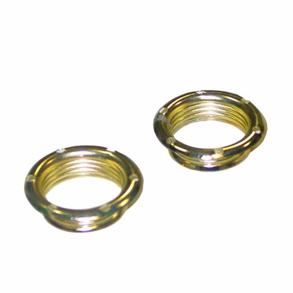 2x Schraubringe 20,8x2 Gewinde - Für Lampenfassungen G9, GY6,35, GU4, GU5,3