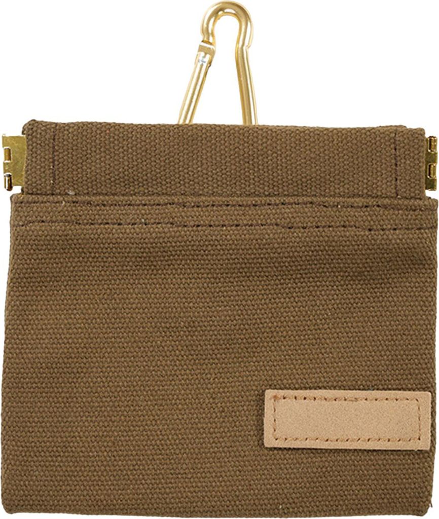 Snacktasche für Haustiere aus Segeltuch, tragbar, freihändig, Vintage-Beschichtung, wasserdicht, Leckerli-Tasche für Hunde mit selbstschließend...