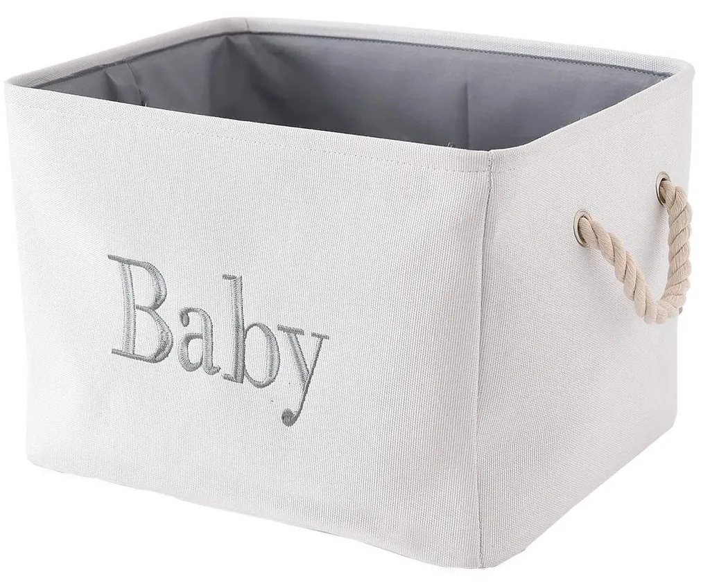 Panier rangement Kallax pliable - Bac tissu robuste et design pour bébé