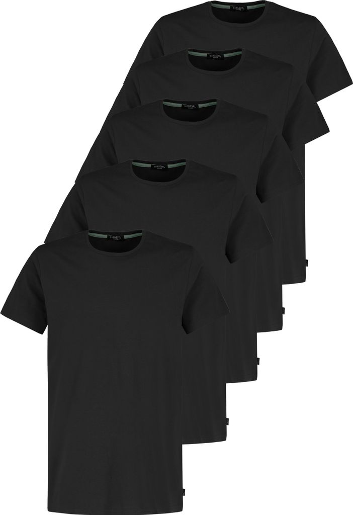 Sublevel 5er-Pack Basic Kurzarm T-Shirts, Rundhals Größe: XXL