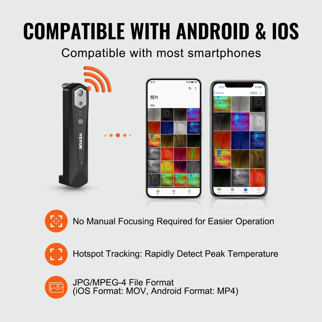 Caméra thermique pour smartphone : inspection fuites et isolation