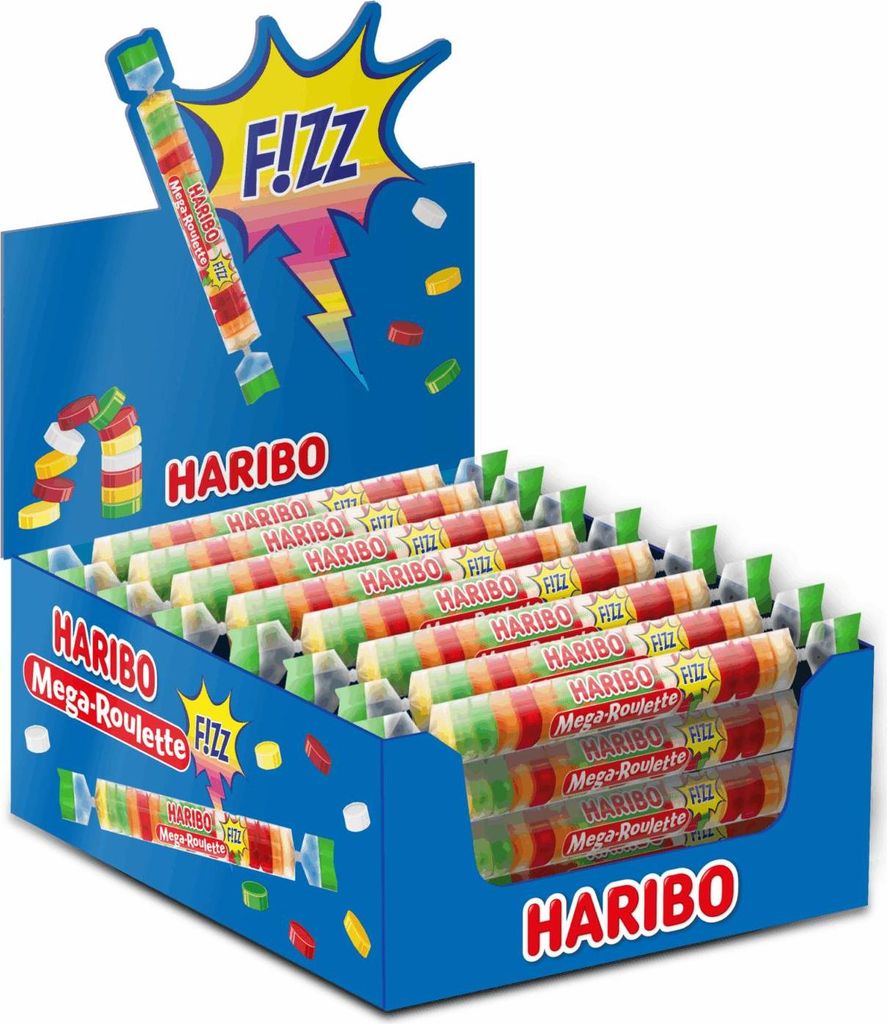 Haribo Mega Roulette Acid (40 Walzen) Produktbild 