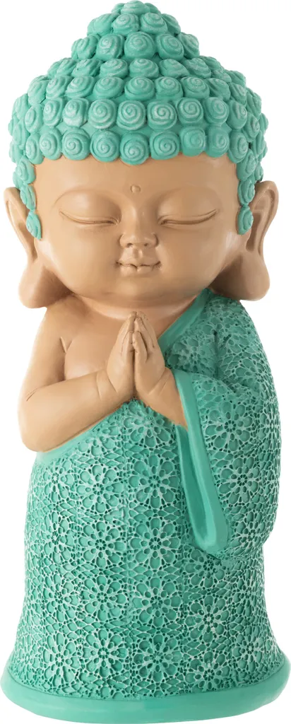 Figurine Moine en Polyrésine Azur J-Line - Finition Artisanale 28cm