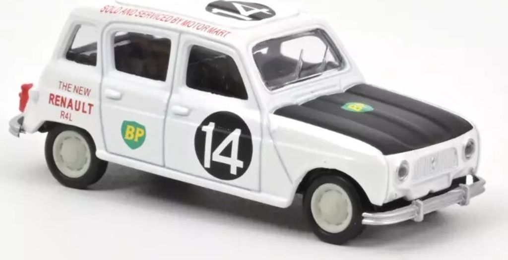 RENAULT 4 1962 East African Safari #14, NOREV310943, Maßstab1/64, NOREV