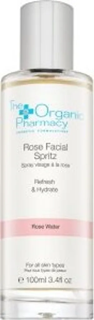 Tonique nettoyant visage à la rose bio en brume hydratante 100ml