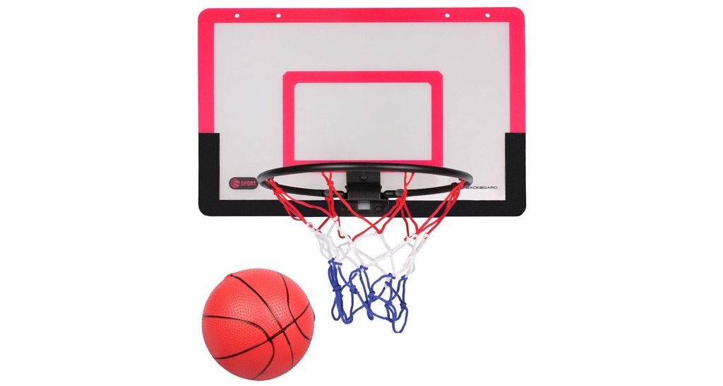 Teamer basketbalový kôš s doskou červená Obrázok produktu 