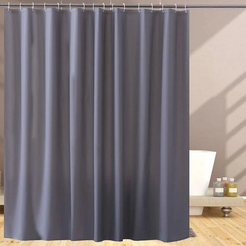 Rideau de douche imperméable et luxueux avec tissu épais anti-moisissure
