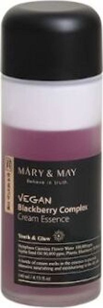 Mary&May Vegane Brombeer-Komplex-Creme-Essenz 30ml - Aufhellende und feuchtigkeitsspendende Gesichts-Essenz MINI SIZE