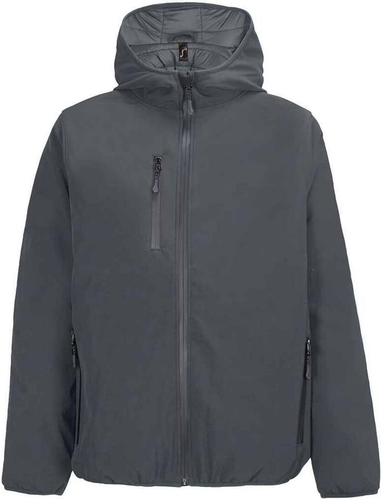 SOLS - "Falcon" Softshelljacke Wattiert für Herren PC7763 (3XL) (Holzkohle)