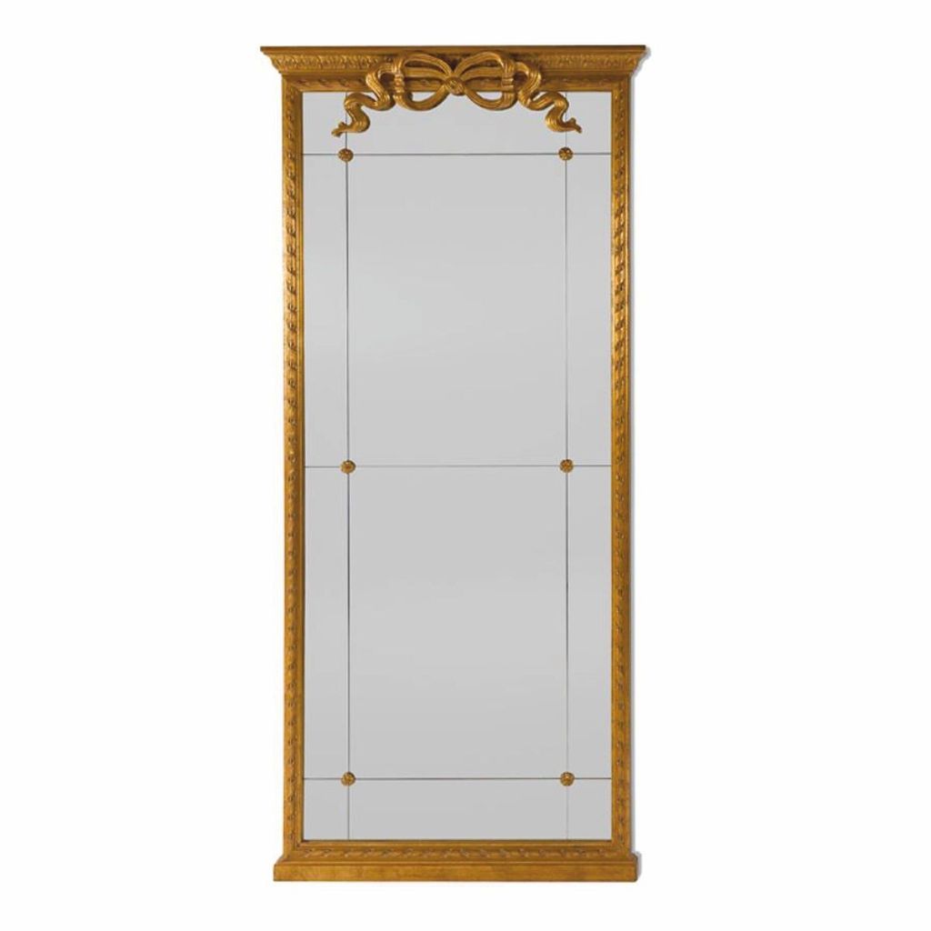 Casa Padrino Luxus Barock Massivholz Spiegel Antik Gold H. 200 cm - Italy