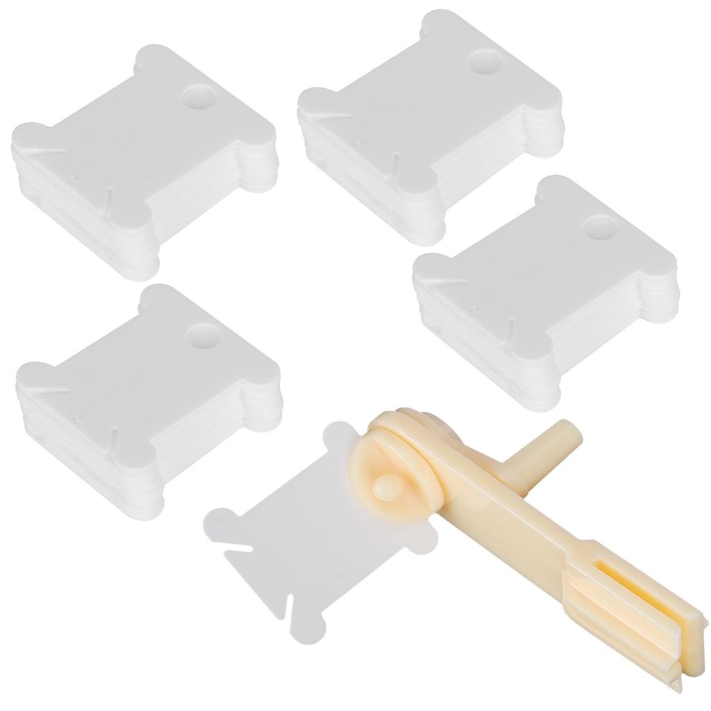 120-teiliges Set Kreuzstich-Wickelbretter, handbetriebene Garnwickler, DIY-Nähzubehör